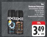 Deodorant Bodyspray Angebote von Axe bei EDEKA Amberg für 3,49 €