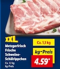 Metzgerfrisch Frische Schweine-Schälrippchen Angebote bei Lidl Trier für 4,59 €