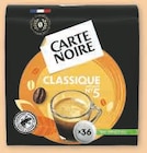 CAFE DOSETTES COMPATIBLES SENSEO - CARTE NOIRE en promo chez Super U Arles à 1,86 €