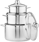 Edelstahltopf mit Glasdeckel im Angebot bei REWE in Göppingen Edelstahltopf mit Glasdeckel Angebote bei REWE Göppingen für 7,99 €