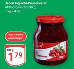 Wild-Preiselbeeren Angebote von Jeden Tag bei GLOBUS Zwickau für 1,79 €