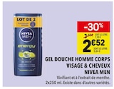 Gel douche homme corps visage & cheveux - Nivea Men en promo chez Supeco Gel douche homme corps visage & cheveux - Nivea Men dans le catalogue Supeco