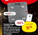 Personen-Waage Angebote von MAXXMEE bei ROLLER Kamen für 9,99 €