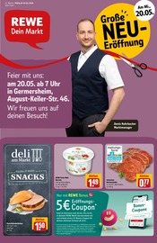 REWE Discounter Prospekt der aktuellen Woche mit 34 Seiten, gültig von 18.05.2026 bis 23.05.2026, in Germersheim und Umgebung Aktueller REWE Discounter Prospekt in Germersheim und Umgebung, "Dein Markt" mit 34 Seiten, 18.05.2026 - 23.05.2026