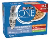 Effilés en sauce pour chat stérilisé poulet boeuf saumon dinde - PURINA ONE - Super U à Antibes Effilés en sauce pour chat stérilisé poulet boeuf saumon dinde - PURINA ONE en promo chez Super U Antibes à 3,87 €