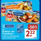 Backfisch-Stäbchen von Iglo im aktuellen ALDI SÜD Prospekt für 2,22 €