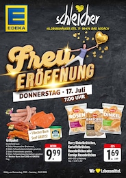 EDEKA Prospekt für Bad Colberg-Heldburg: "Freu Eröffnung", 4 Seiten, 17.07.2025 - 19.07.2025