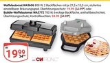 Aktuelle Waffeleisen Angebote bei GLOBUS in Koblenz Aktuelles Waffelautomat WA3606 Angebot bei GLOBUS in Koblenz ab 19,99 €