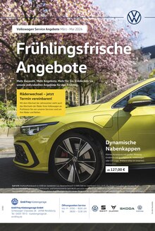 Volkswagen Prospekt Rendsburg "Frühlingsfrische Angebote" mit 1 Seite