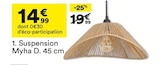 Suspension myha d. 45 cm en promo chez But Suspension myha d. 45 cm dans le catalogue But