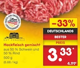 Netto Marken-Discount - Hackfleisch gemischt Angebot im Prospekt Hackfleisch gemischt bei Netto Marken-Discount im Prospekt "" für 3,33 €