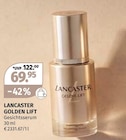 Gesichtspflege im Müller Prospekt GOLDEN LIFT Gesichtsserum von LANCASTER im aktuellen Müller Prospekt für 69,95 €