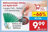 Abflussreiniger-Sticks mit Apfel-Duft im Angebot bei Netto Marken-Discount in Oranienburg Abflussreiniger-Sticks mit Apfel-Duft Angebote von EASYmaxx bei Netto Marken-Discount Oranienburg für 9,99 €