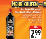 Nürnberger Christkindles Markt-Glühwein bei EDEKA im Prospekt "" für 2,99 €