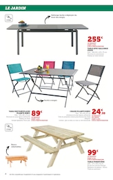 Offre Table Pliante dans le catalogue Super U du moment à la page 4
