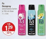 Energising Pink Passion von Fa im aktuellen V-Markt Prospekt für 1,29 €