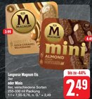 E center - Langnese Magnum Eis Angebot im Prospekt Langnese Magnum Eis bei E center im Prospekt "" für 2,49 €