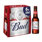 Bière blonde - BUD en promo chez Carrefour Dunkerque à 5,35 €