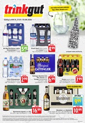 Trinkgut Getränkemärkte Prospekt der aktuellen Woche mit 6 Seiten, gültig von 27.07.2026 bis 01.08.2026, in Bodman-Ludwigshafen und Umgebung Aktueller Trinkgut Getränkemärkte Prospekt in Bodman-Ludwigshafen und Umgebung, "Aktuelle Angebote" mit 6 Seiten, 27.07.2026 - 01.08.2026