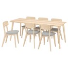 Tisch und 6 Stühle Esche/Tallmyra weiß/schwarz im Angebot bei IKEA in Braunschweig Tisch und 6 Stühle Esche/Tallmyra weiß/schwarz Angebote von LISABO / LISABO bei IKEA Braunschweig für 498,94 €