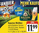 EDEKA - Weißbier Angebot im Prospekt Weißbier bei EDEKA im Prospekt "" für 11,99 €