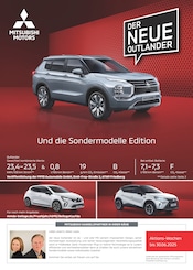 Aktueller Mitsubishi Prospekt mit Motorrad, "Mitsubishi Angebote", Seite 1