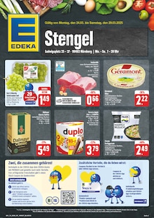 EDEKA Prospekt Wir lieben Lebensmittel! mit  Seiten in Nürnberg und Umgebung