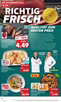 Hähnchen im Kaufland Prospekt "Aktuelle Angebote" mit 56 Seiten (Duisburg)