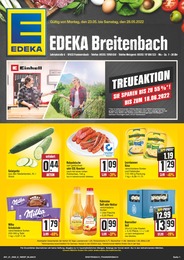 EDEKA Prospekt für Laufach mit 20 Seiten EDEKA Prospekt für Laufach: "Wir lieben Lebensmittel!", 20 Seiten, 23.05.2022 - 28.05.2022