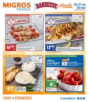 Catalogue Supermarchés Migros France en cours à Chevry et alentours, "BARBECUE & Plancha", 8 pages, 21/05/2024 - 25/05/2024
