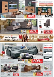 Aktueller Zurbrüggen Prospekt mit Sofa, "zurbrüggen MEGA-EVENT", Seite 8