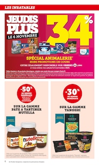 Promo Nutella dans le catalogue Hyper U du moment à la page 6