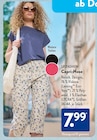 Capri-Hose im ALDI SÜD Prospekt Capri-Hose von UP2FASHION im aktuellen ALDI SÜD Prospekt für 7,99 €