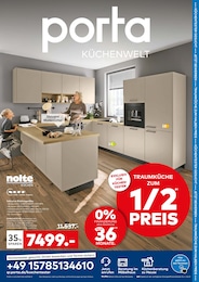 porta Möbel Prospekt für Rathenow: "porta Küchenwelt", 4 Seiten, 31.05.2026 - 06.06.2026
