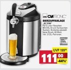 Bierzapfanlage BZ 3740 Angebote von Clatronic bei Marktkauf Tübingen für 111,00 €