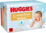 LINGETTES SENSITIVE  EXTRA CARE HUGGIES - HUGGIES dans le catalogue Auchan Supermarché