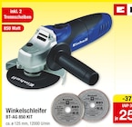 Winkelschleifer BT-AG 850 KIT von Einhell für 25,00 € bei Zimmermann im Angebot Winkelschleifer BT-AG 850 KIT von Einhell im aktuellen Zimmermann Prospekt