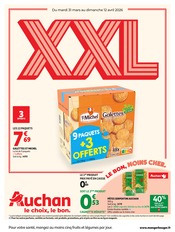 Catalogue Supermarchés Auchan Hypermarché en cours à Ingwiller et alentours, "XXL", 12 pages, 31/03/2026 - 12/04/2026