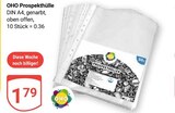 Aktuelles Prospekthülle Angebot bei GLOBUS in Duisburg ab 1,79 €