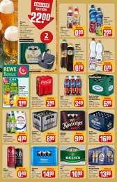 Getränke Angebot im aktuellen REWE Prospekt auf Seite 22