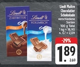 Zartbitter im Angebot bei EDEKA in Bautzen Zartbitter Angebote von Lindt bei EDEKA Bautzen für 1,89 €