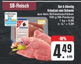 EDEKA - Schnitzel vom Schwein Angebot im Prospekt Schnitzel vom Schwein bei EDEKA im Prospekt "" für 4,49 €