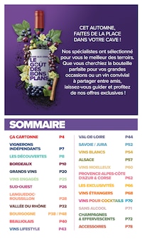 Catalogue de la semaine "FOIRE AUX VINS" avec 2 pages, valide du 21/09/2026 au 05/10/2026 pour Courrières et alentours Prospectus de la semaine "FOIRE AUX VINS" avec 2 pages, valide du 21/09/2026 au 05/10/2026 pour Courrières et alentours