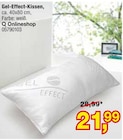 Aktuelle Kissen Angebote bei Opti-Megastore in Würzburg Aktuelles Gel-Effect-Kissen Angebot bei Opti-Megastore in Würzburg ab 21,99 €