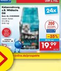 Katzennahrung, z.B. Wildlachs Dill im Angebot bei Netto Marken-Discount in Borken Katzennahrung, z.B. Wildlachs Dill Angebote bei Netto Marken-Discount Borken für 19,99 €