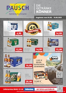 Krombacher im Getränkefachmarkt Rausch Prospekt "DIE GETRÄNKEKÖNNER" mit 2 Seiten (Wetzlar)