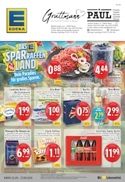 Discounter Prospekt von EDEKA Kaarst EDEKA Prospekt: "Aktuelle Angebote", 24 Seiten, 22.09.2025 - 27.09.2025