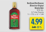 Altmeister Original Kräuterlikör Angebote von Nordbrand Nordhausen bei diska Zwickau für 4,99 €