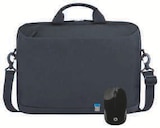Pack sacoche + souris sans fil noir - HP en promo à 24,99 € chez Hyper U Pack sacoche + souris sans fil noir - HP dans le catalogue Hyper U