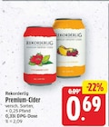 Premium-Cider von Rekorderlig im aktuellen E center Prospekt